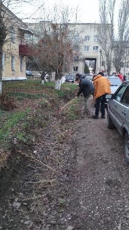 Уборка улицы Чкалова